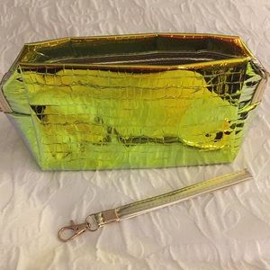 Makeup bag with small mirror